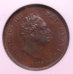 1835  1/3 FARTHING