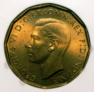 1937  "Brass"  3-PENCE