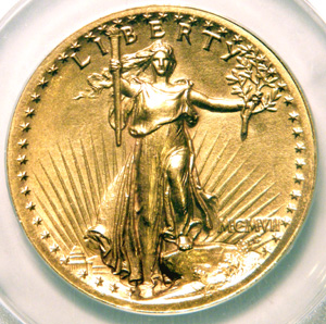 1907 $20 HIGH RELIEF Saint Gaudens