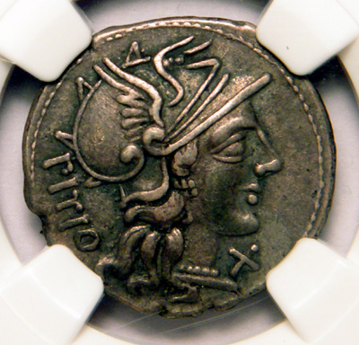 L. SEMPRONIUS PITIO, c.148 B.C., Silver Denarius