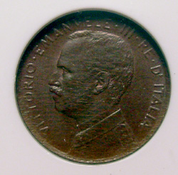 1915-R  Copper CENTESIMO