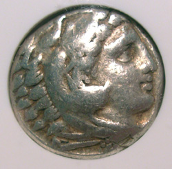 ALEXANDER the GREAT Silver Tetradrachm "MONEY of the BIBLE"